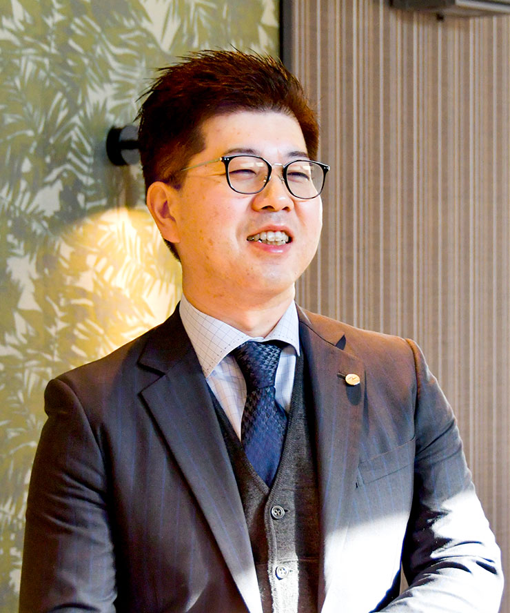 代表取締役社長の写真